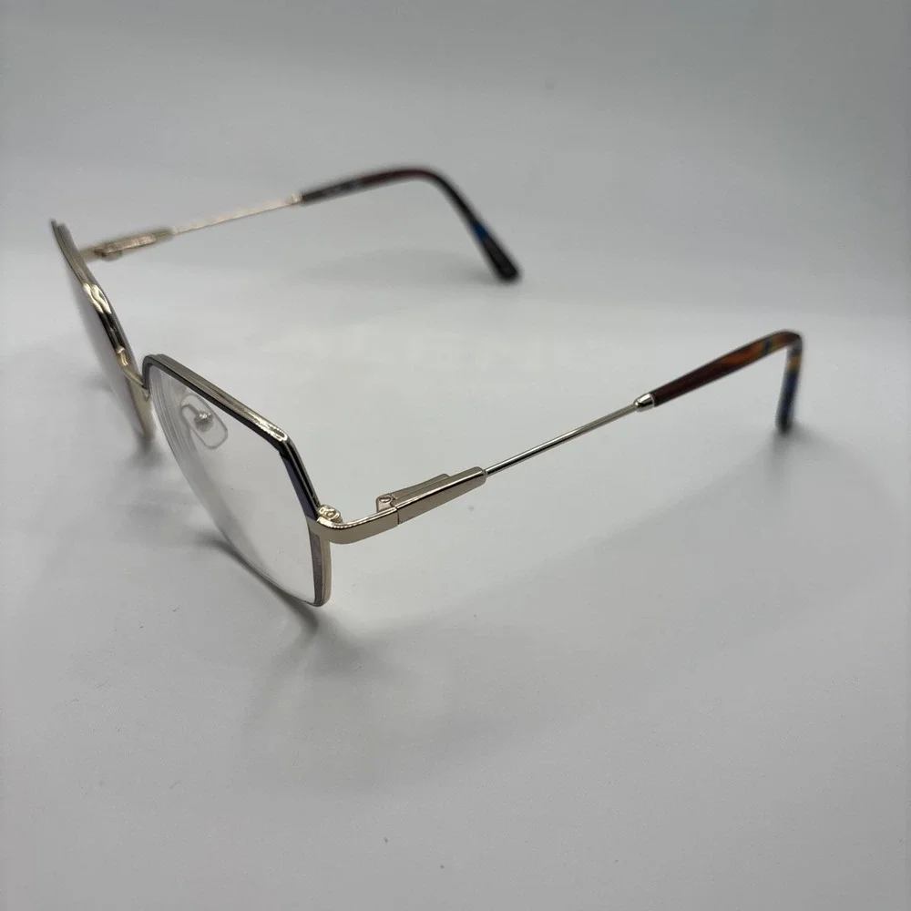Mia Rae Eyewear Navy & Gold IVY Eyeglasses 52/16/140mm Frame #C278